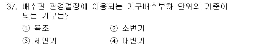 건축설비산업기사 2018년 37번 - 정답과 핵심 포인트를 검수 중인 기출문제