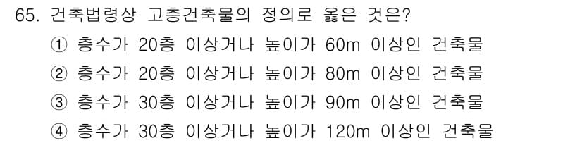 건축설비산업기사 2018년 65번 - 정답과 핵심 포인트를 검수 중인 기출문제