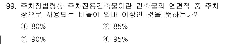 교통기사 2016년 100번 - 정답과 핵심 포인트를 검수 중인 기출문제