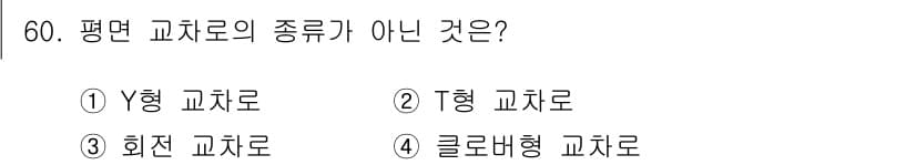 교통기사 2016년 61번 - 정답과 핵심 포인트를 검수 중인 기출문제