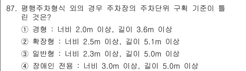 교통기사 2016년 88번 - 정답과 핵심 포인트를 검수 중인 기출문제