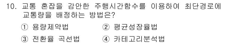 교통기사 2018년 10번 - 정답과 핵심 포인트를 검수 중인 기출문제