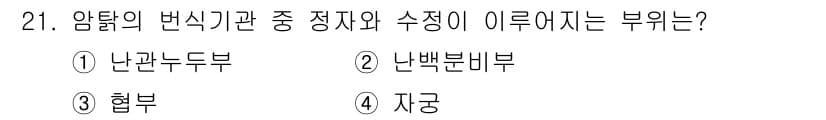 축산산업기사 2016년 21번 - 정답과 핵심 포인트를 검수 중인 기출문제