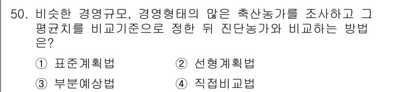 축산산업기사 2016년 50번 - 정답과 핵심 포인트를 검수 중인 기출문제