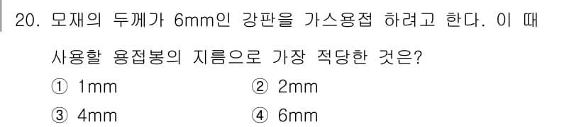 방사선비파괴검사기사(구) 2018년 20번 - 정답과 핵심 포인트를 검수 중인 기출문제
