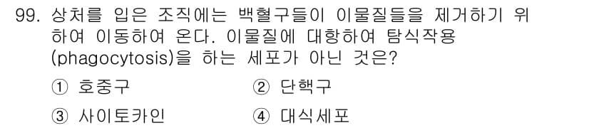 의공기사 2015년 99번 - 정답과 핵심 포인트를 검수 중인 기출문제
