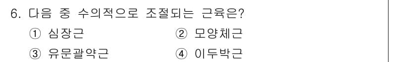 의공기사 2016년 6번 - 정답과 핵심 포인트를 검수 중인 기출문제