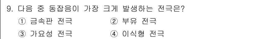 의공기사 2017년 9번 - 정답과 핵심 포인트를 검수 중인 기출문제