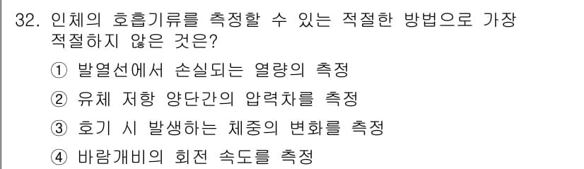 의공기사 2018년 33번 - 정답과 핵심 포인트를 검수 중인 기출문제