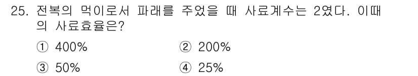 수산양식기사 2015년 25번 - 정답과 핵심 포인트를 검수 중인 기출문제