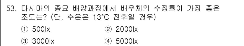 수산양식기사 2016년 53번 - 정답과 핵심 포인트를 검수 중인 기출문제
