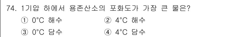 수산양식기사 2016년 74번 - 정답과 핵심 포인트를 검수 중인 기출문제