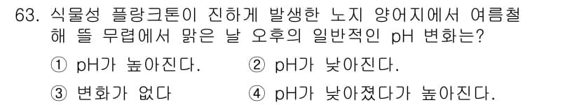 수산양식기사 2017년 65번 - 정답과 핵심 포인트를 검수 중인 기출문제
