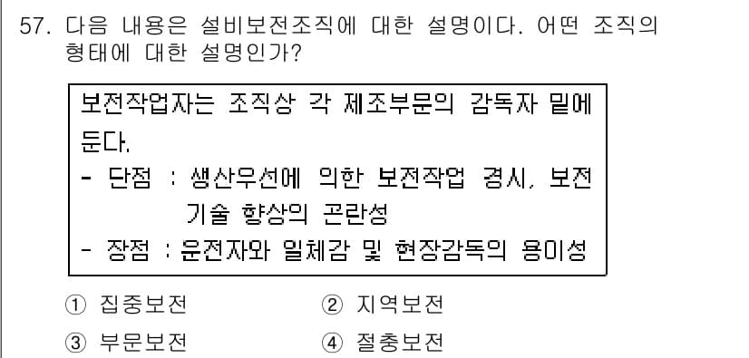가스기능장 2016년 57번 - 정답과 핵심 포인트를 검수 중인 기출문제