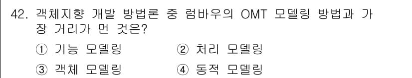 정보처리산업기사 2018년 42번 - 정답과 핵심 포인트를 검수 중인 기출문제