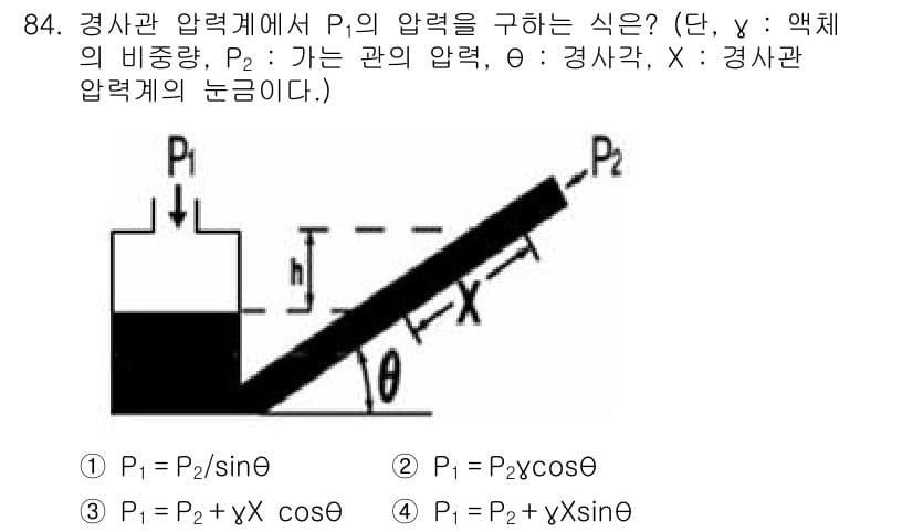 가스기사 2018년 84번 - 정답과 핵심 포인트를 검수 중인 기출문제
