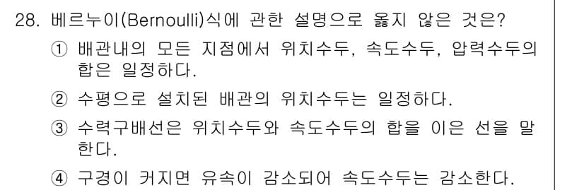 소방시설관리사 2016년 28번 - 정답과 핵심 포인트를 검수 중인 기출문제