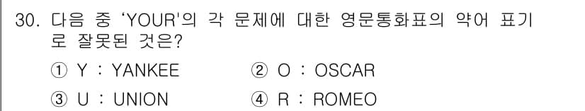 전파전자통신기능사 2018년 30번 - 정답과 핵심 포인트를 검수 중인 기출문제