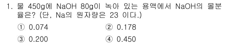 위험물산업기사 2018년 1번 - 정답과 핵심 포인트를 검수 중인 기출문제