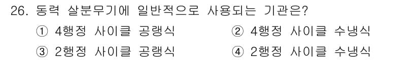 농기계운전기능사 2015년 26번 - 정답과 핵심 포인트를 검수 중인 기출문제