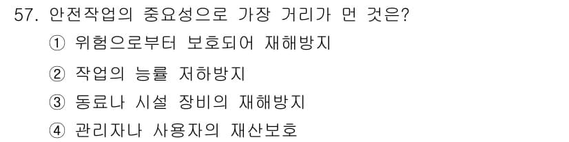 농기계운전기능사 2015년 57번 - 정답과 핵심 포인트를 검수 중인 기출문제