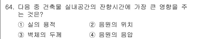실내건축기사 2018년 65번 - 정답과 핵심 포인트를 검수 중인 기출문제