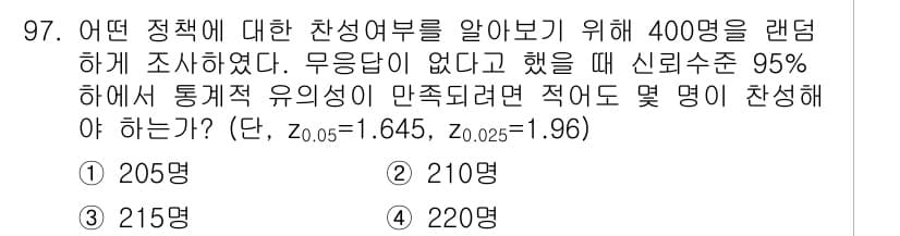 사회조사분석사_2급 2018년 97번 - 정답과 핵심 포인트를 검수 중인 기출문제