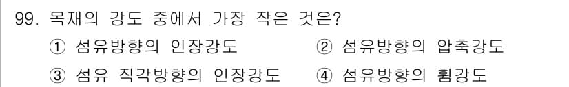 건설안전기사 2018년 99번 - . 섬유방향의 압축강도

해설: 섬유방향의 압축강도는 일반적으로 다른 강... 에 관한 핵심 기출문제