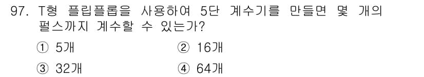 전자기사 2018년 97번 - 정답과 핵심 포인트를 검수 중인 기출문제