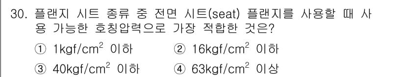 배관기능장 2015년 30번 - 정답과 핵심 포인트를 검수 중인 기출문제
