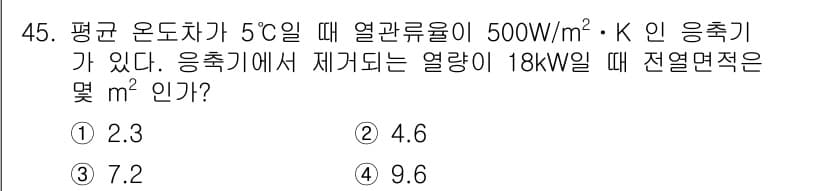 배관기능장 2015년 45번 - 정답과 핵심 포인트를 검수 중인 기출문제
