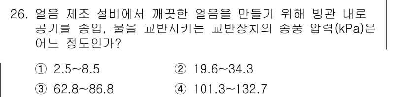 공조냉동기계산업기사 2018년 26번 - 정답과 핵심 포인트를 검수 중인 기출문제