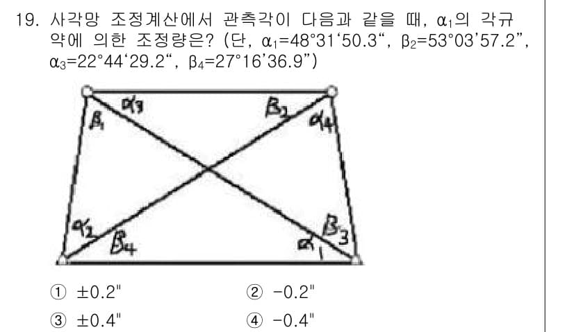 지적기사 2018년 19번 - 정답과 핵심 포인트를 검수 중인 기출문제
