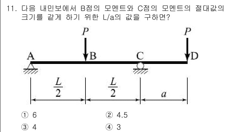 토목기사 2018년 11번 - 정답과 핵심 포인트를 검수 중인 기출문제