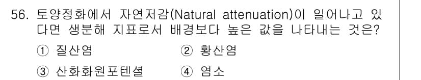 토양환경기사 2018년 56번 - 정답과 핵심 포인트를 검수 중인 기출문제
