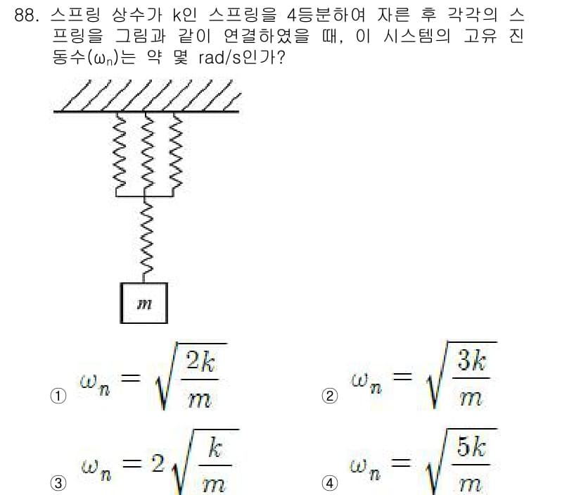 일반기계기사 2018년 88번 - 정답과 핵심 포인트를 검수 중인 기출문제