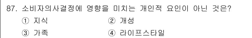 소비자전문상담사_2급 2015년 87번 - 정답과 핵심 포인트를 검수 중인 기출문제
