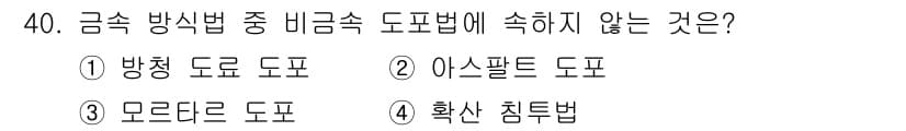 건설재료시험산업기사 2015년 40번 - 정답과 핵심 포인트를 검수 중인 기출문제