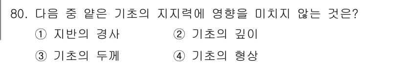 건설재료시험산업기사 2015년 80번 - 정답과 핵심 포인트를 검수 중인 기출문제