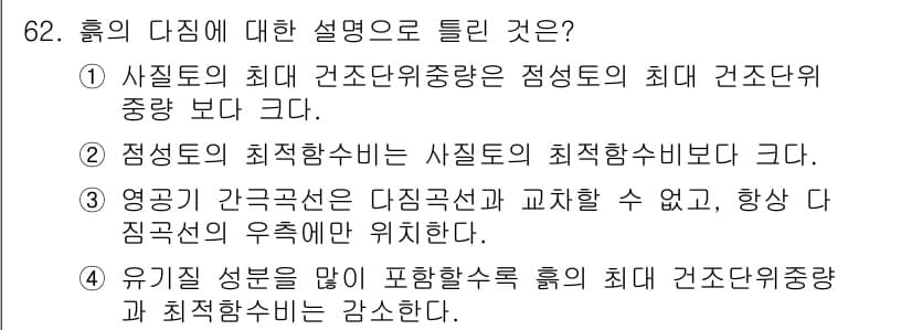 건설재료시험산업기사 2017년 62번 - 정답과 핵심 포인트를 검수 중인 기출문제