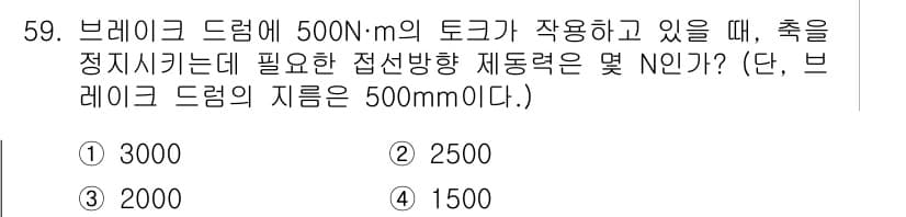 승강기산업기사 2017년 59번 - 정답과 핵심 포인트를 검수 중인 기출문제