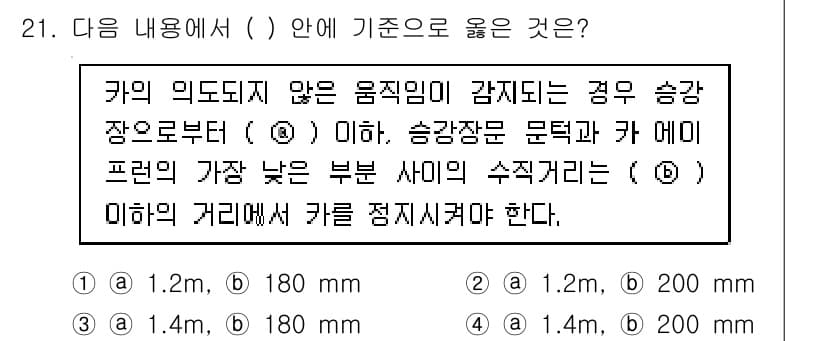 승강기산업기사 2018년 21번 - 정답과 핵심 포인트를 검수 중인 기출문제