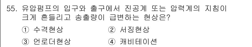 승강기산업기사 2018년 55번 - 정답과 핵심 포인트를 검수 중인 기출문제