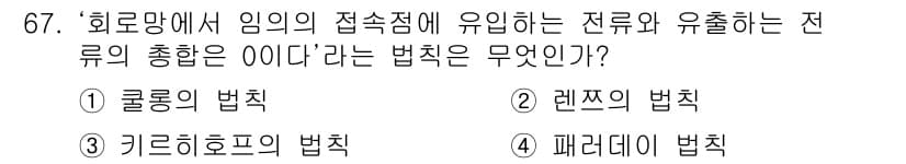 승강기산업기사 2018년 67번 - 정답과 핵심 포인트를 검수 중인 기출문제