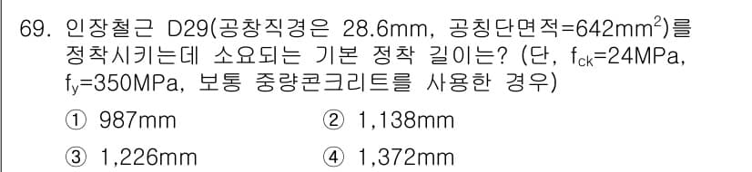 콘크리트산업기사 2015년 71번 - 정답과 핵심 포인트를 검수 중인 기출문제