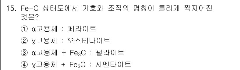 자기비파괴검사산업기사 2015년 15번 - 정답과 핵심 포인트를 검수 중인 기출문제