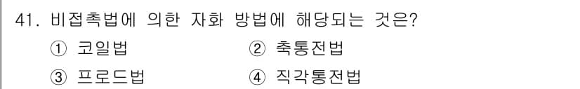 자기비파괴검사산업기사 2016년 41번 - 정답과 핵심 포인트를 검수 중인 기출문제