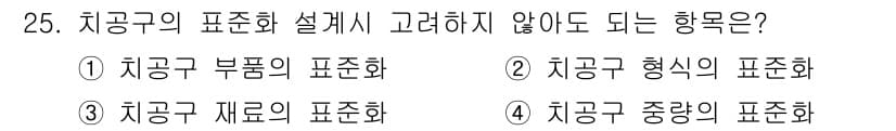 사출(프레스)금형설계기사 2015년 25번 - 정답과 핵심 포인트를 검수 중인 기출문제