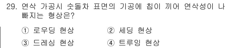 사출(프레스)금형설계기사 2015년 29번 - 정답과 핵심 포인트를 검수 중인 기출문제