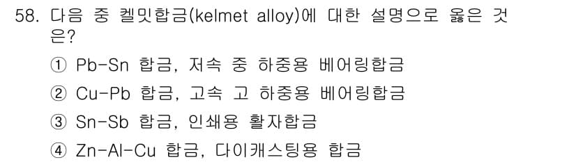 사출(프레스)금형설계기사 2015년 58번 - 정답과 핵심 포인트를 검수 중인 기출문제